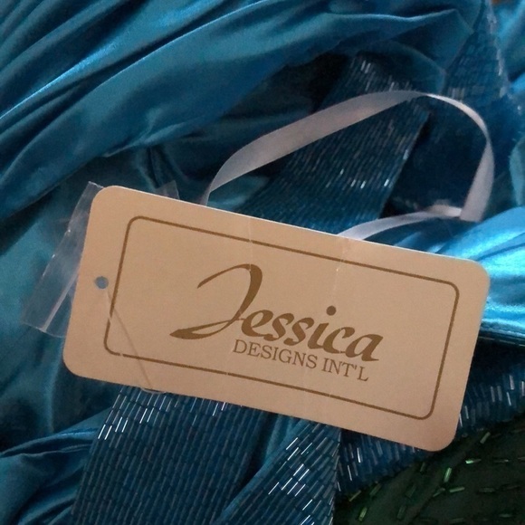 Jessica long Dress Gown Hollywood glamour - Picture 9 of 13